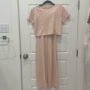 Gianni bini casual pink set